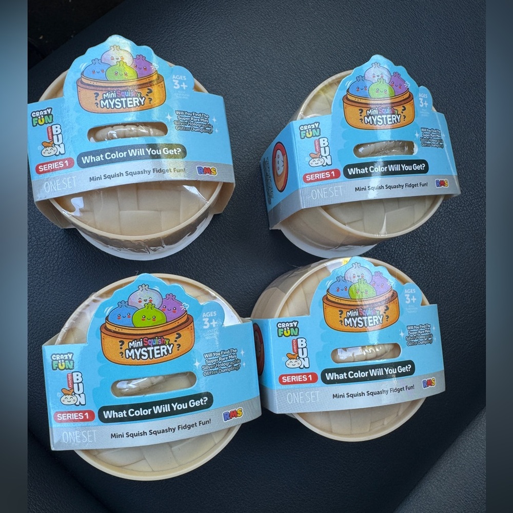 *4 Pack* UNOPENED*MINI* Mystery Viral TikTok Squishy Dumpling Series 1 - 5 Below